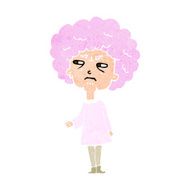 cartoon old lady N12