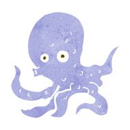 Cartoon Octopus N82