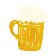 cartoon mug of beer N27