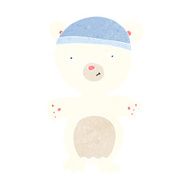 cartoon cute polar bear N47