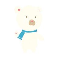 cartoon cute polar bear N49