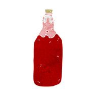 cartoon homemade wine bottle N4