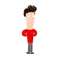 cartoon bored man N37