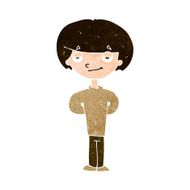 cartoon happy man N467