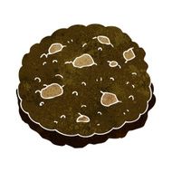 chocolate chip cookie cartoon N11