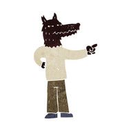 cartoon pointing wolf man N5