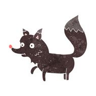 cartoon wolf cub N13