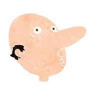 cartoon balding man N20