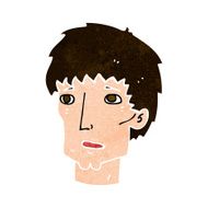 cartoon worried man N103