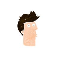 cartoon surprised man N138