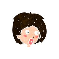 cartoon woman looking N10