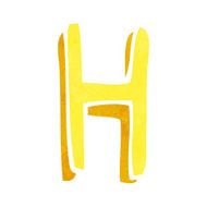 cartoon letter N129