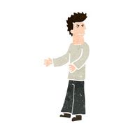 cartoon disgusted man N9