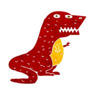 cartoon dinosaur N123