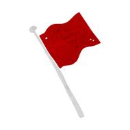 Cartoon White Flag N19
