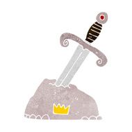 cartoon sword in stone N6