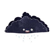 Cartoon Rain Cloud N46