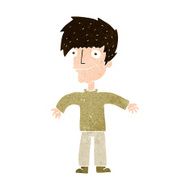 cartoon happy man N469