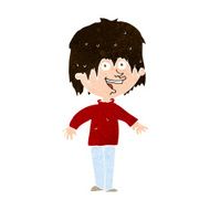 cartoon excited man N95