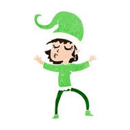 santa&#039;s helper cartoon N17