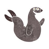 cartoon happy seal N19