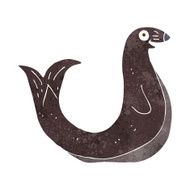 cartoon happy seal N20