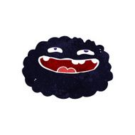 happy cartoon cloud N26