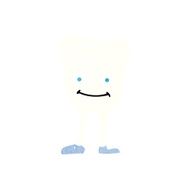 cartoon happy tooth N41