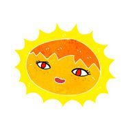 cartoon pretty sun N6