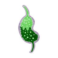cartoon bubbling stomach N10