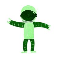Cartoon Astronaut N132