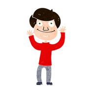 cartoon happy boy N237