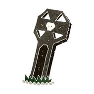 cartoon spooky grave N58