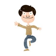 cartoon dancing man N50