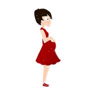 cartoon pregnant woman N24