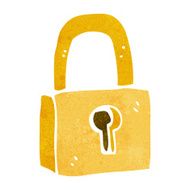 Cartoon Padlock N32