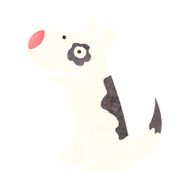 cartoon happy dog N74