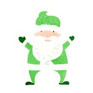 cartoon stressed out santa N10