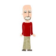 cartoon dad shrugging shoulders N10