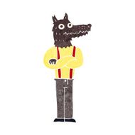 cartoon funny werewolf N16
