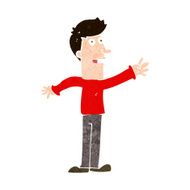 Cartoon Man Reaching N10