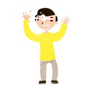 cartoon man with eyes popping out of head N10