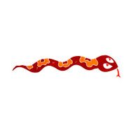 cartoon hissing snake N37