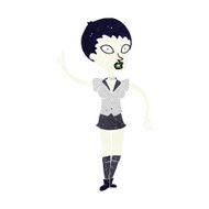 cartoon halloween girl N20