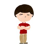 cartoon grumpy man N21