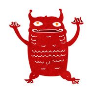 cartoon little monster N56