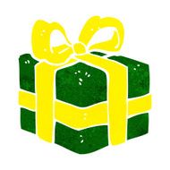 cartoon christmas present N54