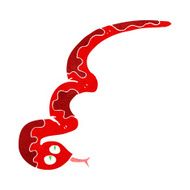 cartoon hissing snake N38