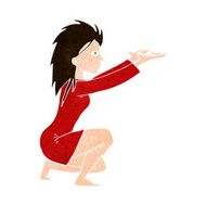 cartoon womn casting spel N10
