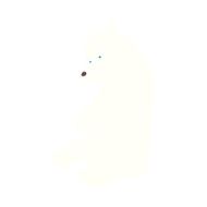 cartoon happy polar bear N7